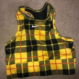 Nike Checkered/plaid Sports Bra